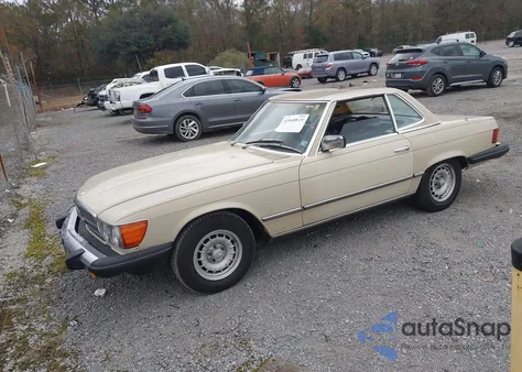 1981 Mercedes-Benz 380 Sl from USA, damaged, VIN WDBBA45A0BB002089